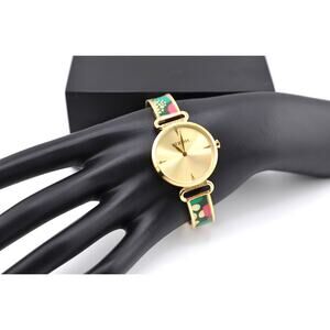 Bertha Katherine Enamel-Designed Bracelet Watch NIB with COA